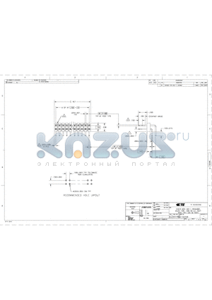 6-103326-3 datasheet - HEADER ASSY, MOD II, BREAKAWAY, DOUBLE ROW, .100X.100 C/L RIGHT ANGLE, WITH .025 SQ POSTS