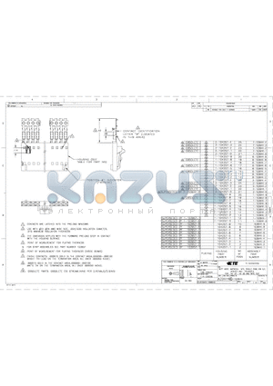 6-103644-6 datasheet - RCPT ASSY, AMPMODU MTE, SINGLE ROW, .100 C/L LATCHED AND POLARIZED, FOR NO 22- NO 26 AWG WIRE SIZE