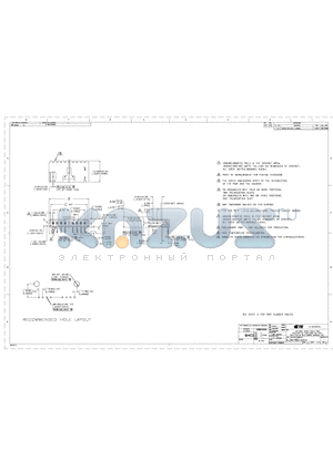 6-103673-1 datasheet - HDR ASSY, RTANG, SINGLE ROW 2.54[.100] C/L 0.641[.025] SQ. POST, WITH PLZN & HOLD DOWNS, AMPMODU MTE