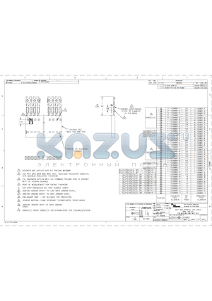 6-103687-9 datasheet - RCPT ASSY, AMPMODU MTE, SINGLE ROW, .100 C/L FOR #22-#26 AWG WIRE SIZE