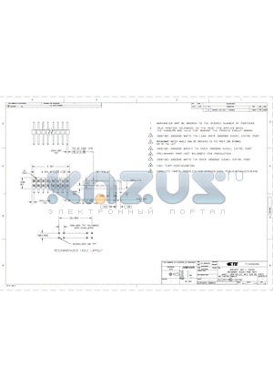 6-103795-2 datasheet - ASSEMBLY, MOD II, HEADER, BREAKAWAY, DOUBLE ROW, RIGHT ANGLE, .100X.100 C/L, WITH .025 SQ. POSTS