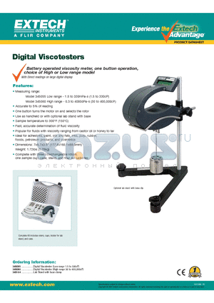 345104 datasheet - Digital Viscotesters