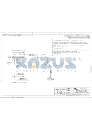 6-104349-2 datasheet - HEADER ASSY, MOD II, BREAKAWAY, RIGHT ANGLE, SINGLE ROW, .100 C/L, .025 SQ. POSTS, W/HOLD-DOWN CONFIG