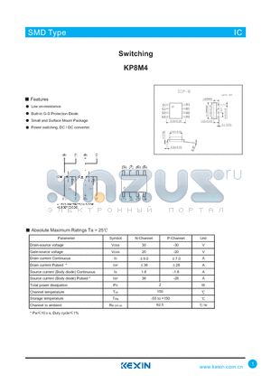 KP8M4 datasheet - Switching