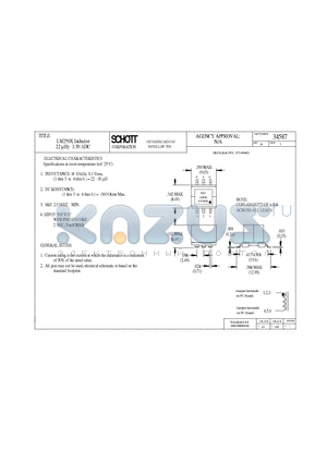 34587 datasheet - LM259X Inductor 22 lHy 1.30 ADC