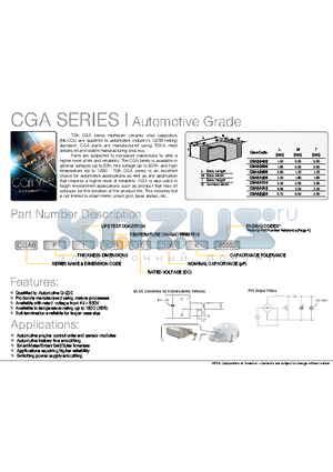 CGA4C2C0G1H103J060AA datasheet - Automotive Grade