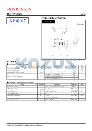 KP4L07 datasheet - TSS KP Series