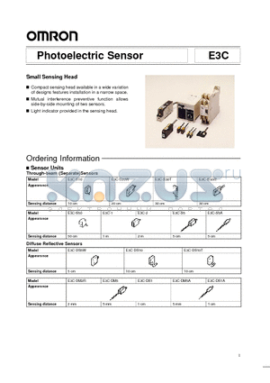 E3C-DS10T datasheet - Photoelectric Sensor