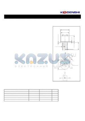 KPPF1-LG125 datasheet - InGaAs PIN Photodiode