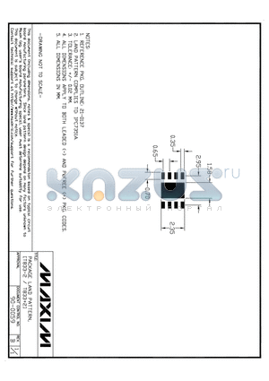 90-0059 datasheet - PACKAGE LAND PATTERN, (T833-2 / T8332)