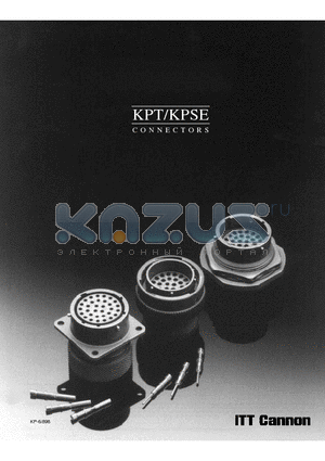 KPTBE9-36PZDZ datasheet - General purpose solder contact connectors