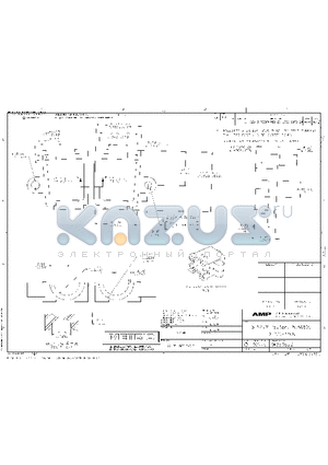 350522-1 datasheet - STRAIN RELIER, HINGED, 9 POSITION