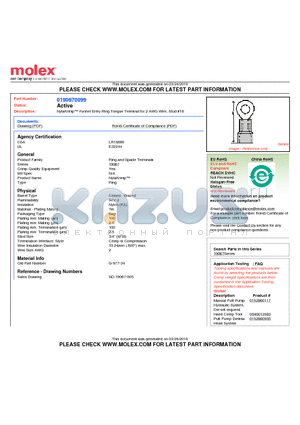 19067-0099 datasheet - 3.50mm (.138