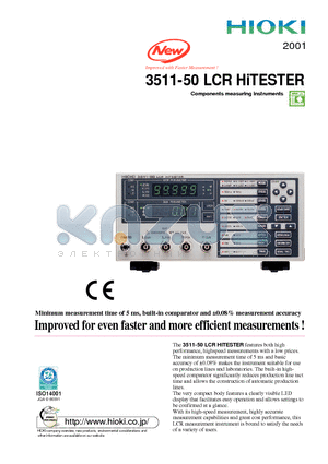 3511-50 datasheet - LCR HiTESTER