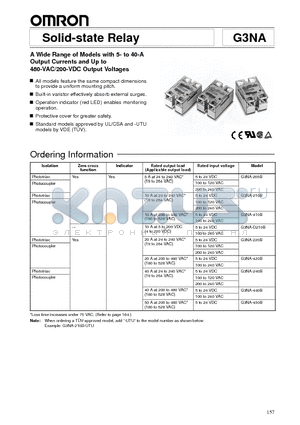 G3NA-D210B datasheet - Solid-state Relay