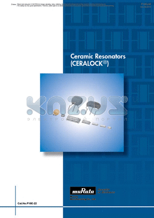 CSTCE8M00G55-R0 datasheet - Ceramic Resonators(CERALOCKr)