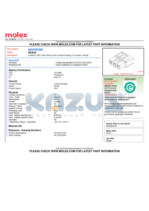 351281000 datasheet - 6.00mm (.236