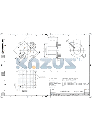 CSV-RM12-1S-12P-TZ datasheet - CSV-RM12-1S-12P-TZ