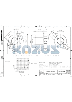 CSV-RM14-1S-12P-C datasheet - CSV-RM14-1S-12P-C