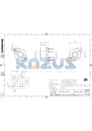 CSV-RM5-1S-6P-TZ datasheet - CSV-RM5-1S-6P-TZ