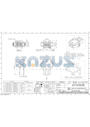 35150-0210 datasheet - 6.2 PITCH W/W CONN MALE HSG-2P(W/EAR)