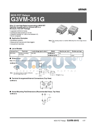 G3VM-351G_10 datasheet - MOS FET Relays