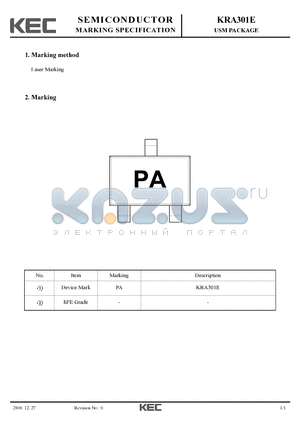 KRA301E_00 datasheet - USM PACKAGE