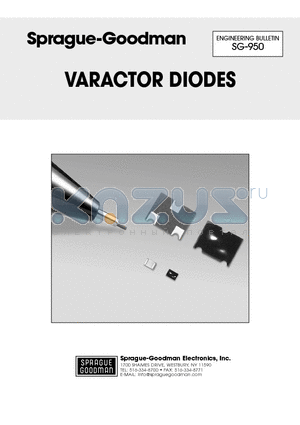 GVD1202-001 datasheet - SUPER HYPERABRUPT TUNING VARACTOR DIODES