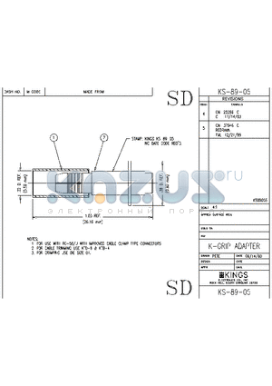 KS-89-05 datasheet - K-GRIP ADAPTER