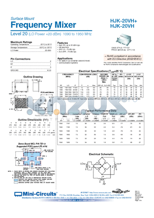 HJK-20VH datasheet - Frequency Mixer