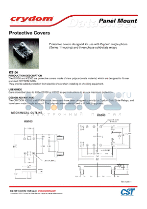 KS300 datasheet - Panel Mount