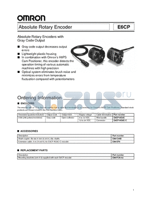 E69-C06B datasheet - Absolute Rotary Encoder