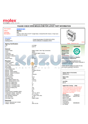 90635-1641 datasheet - 1.27mm (.050