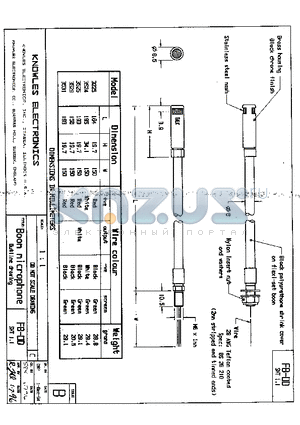 FB-3524 datasheet - Boom microphone