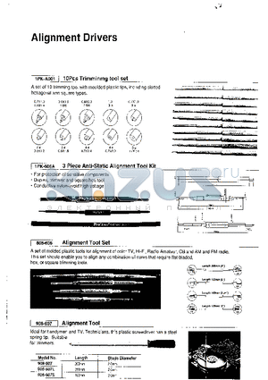 908-607 datasheet - Alignment Drivers