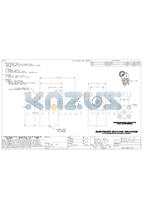 908-NM24100_11 datasheet - ASSEMBLY MMCX JACK R/A TO PCB NON MAGNETIC