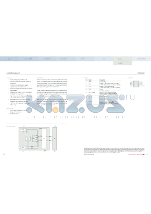 E910.44 datasheet - Hall sensor IC