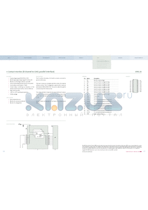 E910.33 datasheet - Contact monitor (8 channel to GND, parallel interface)