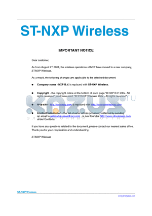 ISP1505CBS datasheet - ULPI Hi-Speed USB host and peripheral transceiver