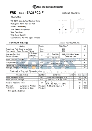 EA21FC2-F datasheet - RFD - Low Power Loss