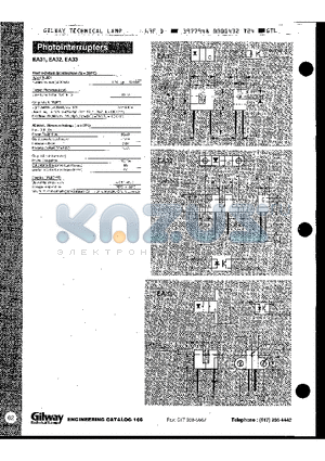 EA33 datasheet - Photointerrupters