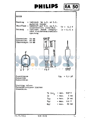 EA50 datasheet - DIODE