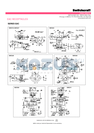 EAC409 datasheet - EAC RECEPTACLES