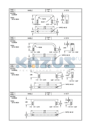 H-9170 datasheet - HANDLE