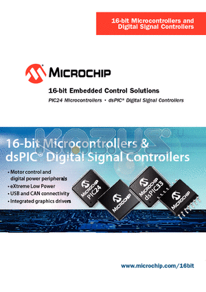 DSPIC33FJ128MC202-E datasheet - 16-bit Embedded Control Solutions