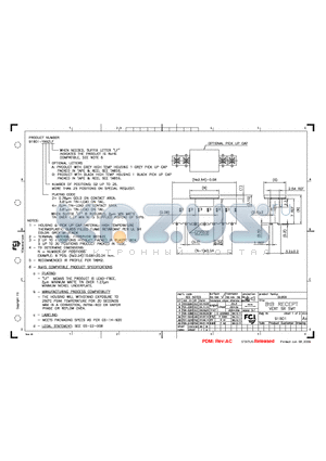 91601-302GLF datasheet - BtB RECEPT VERT SR SMT