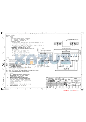 91614-425ALF datasheet - BtB RECEPT VERT SR SMT