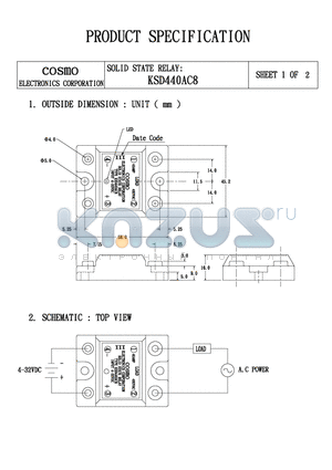 KSD440AC8 datasheet - KSD440AC8