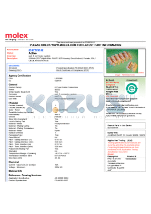 91777-0102 datasheet - 5.00mm (.197