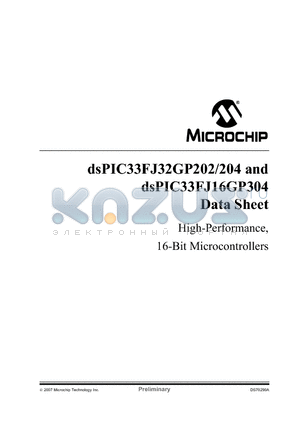 DSPIC33FJ32GP303-E/MM datasheet - High-Performance, 16-Bit Microcontrollers